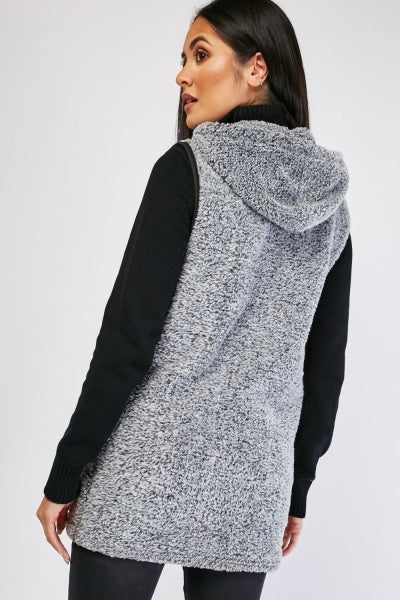 Ladies Speckled Fleece Gilet